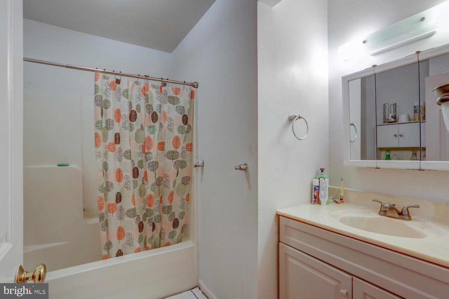417 Green Street Lancaster, PA 17602 - Photo 27 of 37 a bathroom with a sink and a mirror