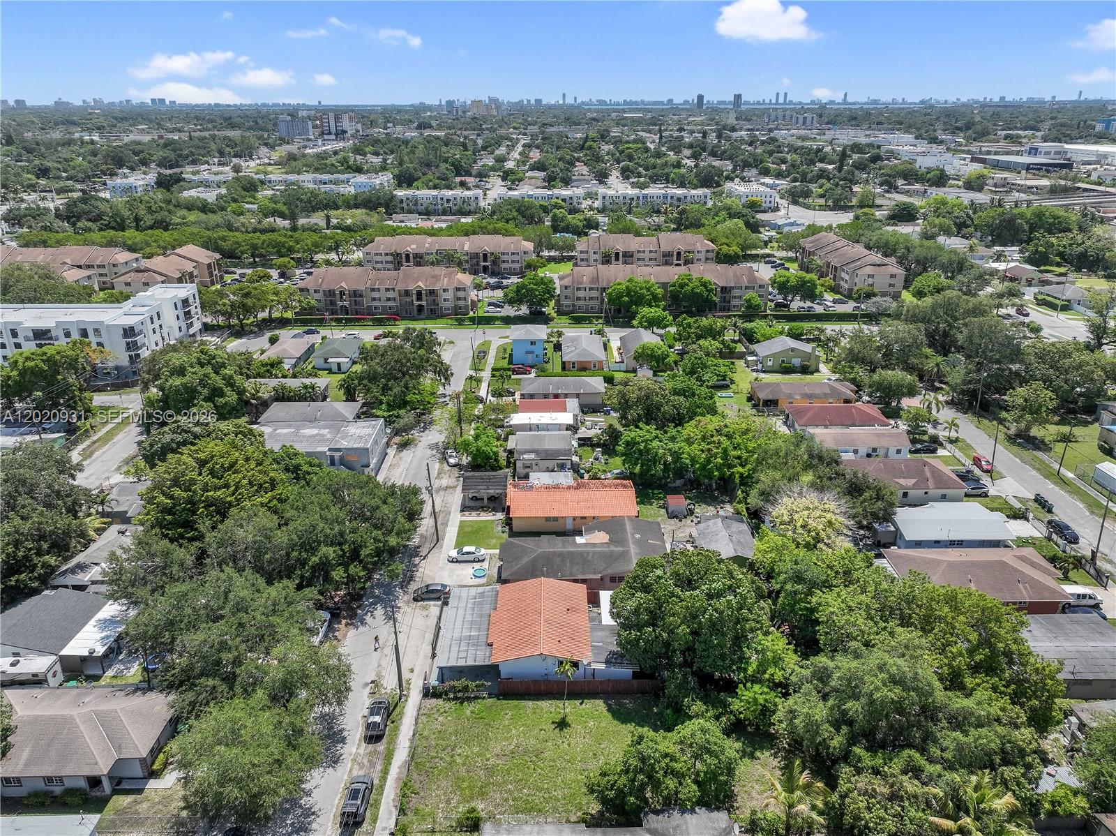 1360 Northwest 77th Street Miami, FL 33147 - Photo 37 of 41 an aerial view of multiple house