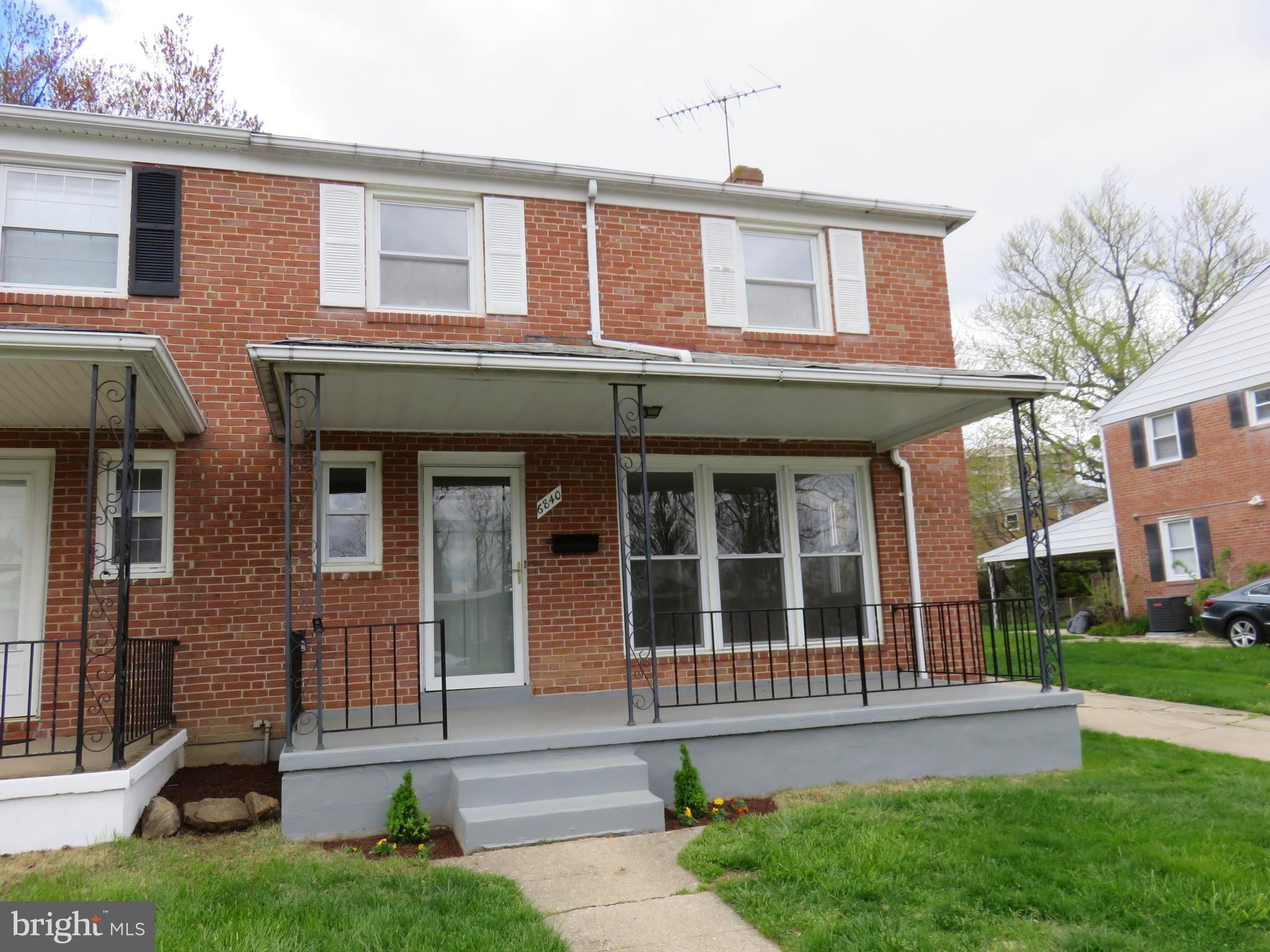 6840 Queens Ferry Road Baltimore, MD 21239 - Photo 27 of 28 COZY FRONT PORCH/DRIVEWAY FOR OFF STREET PARKING