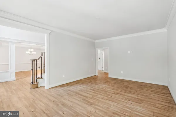 a view of an empty room