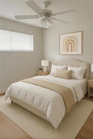 a view of a livingroom with wooden floor
