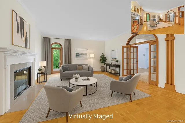 a kitchen that has a lot of cabinets in it and wooden floors