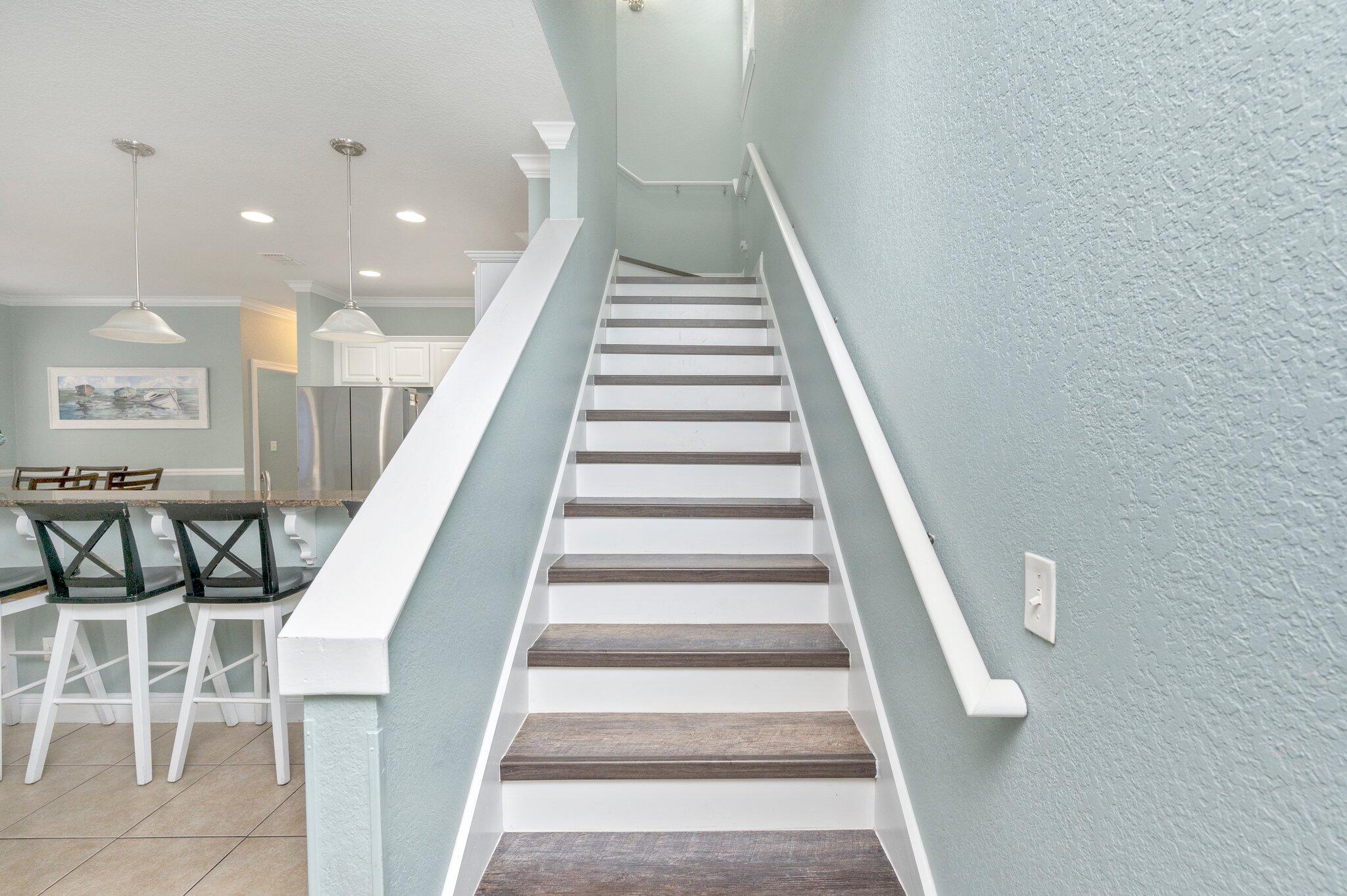 249 Kono Way Destin, FL 32541 - Photo 16 of 44 Updated LVP flooring on the stairwell