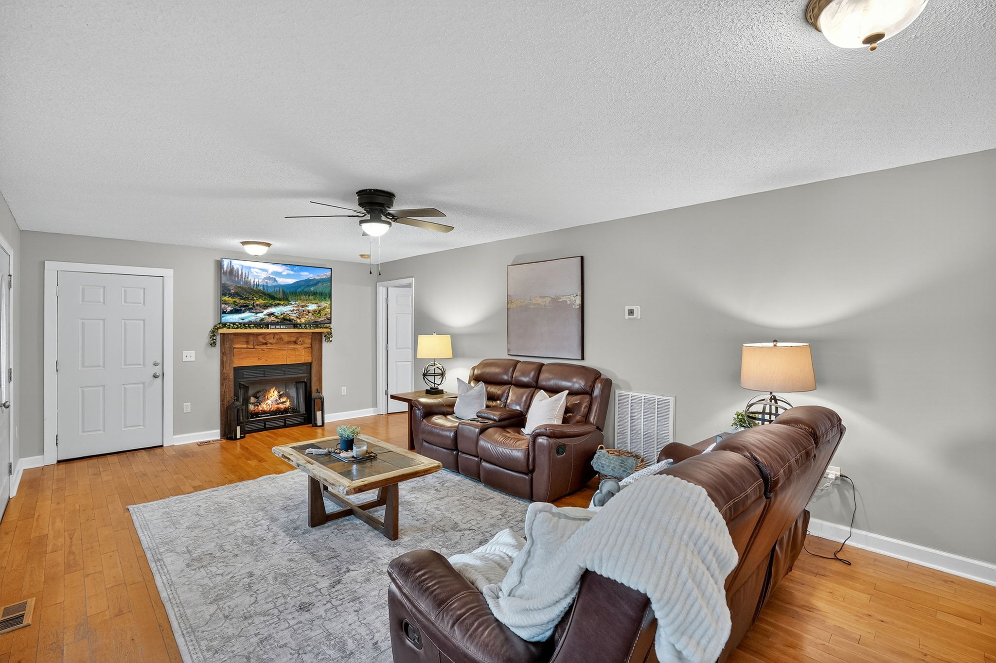 93 Jean Drive Tullahoma, TN 37388 - Photo 12 of 53 a living room with furniture and a fireplace