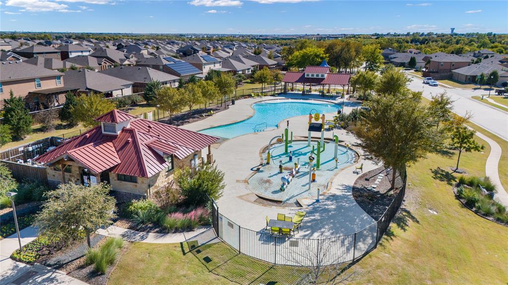 910 Amber Street Princeton, TX 75407 - Photo 22 of 24 an aerial view of a house with a yard swimming pool and outdoor seating