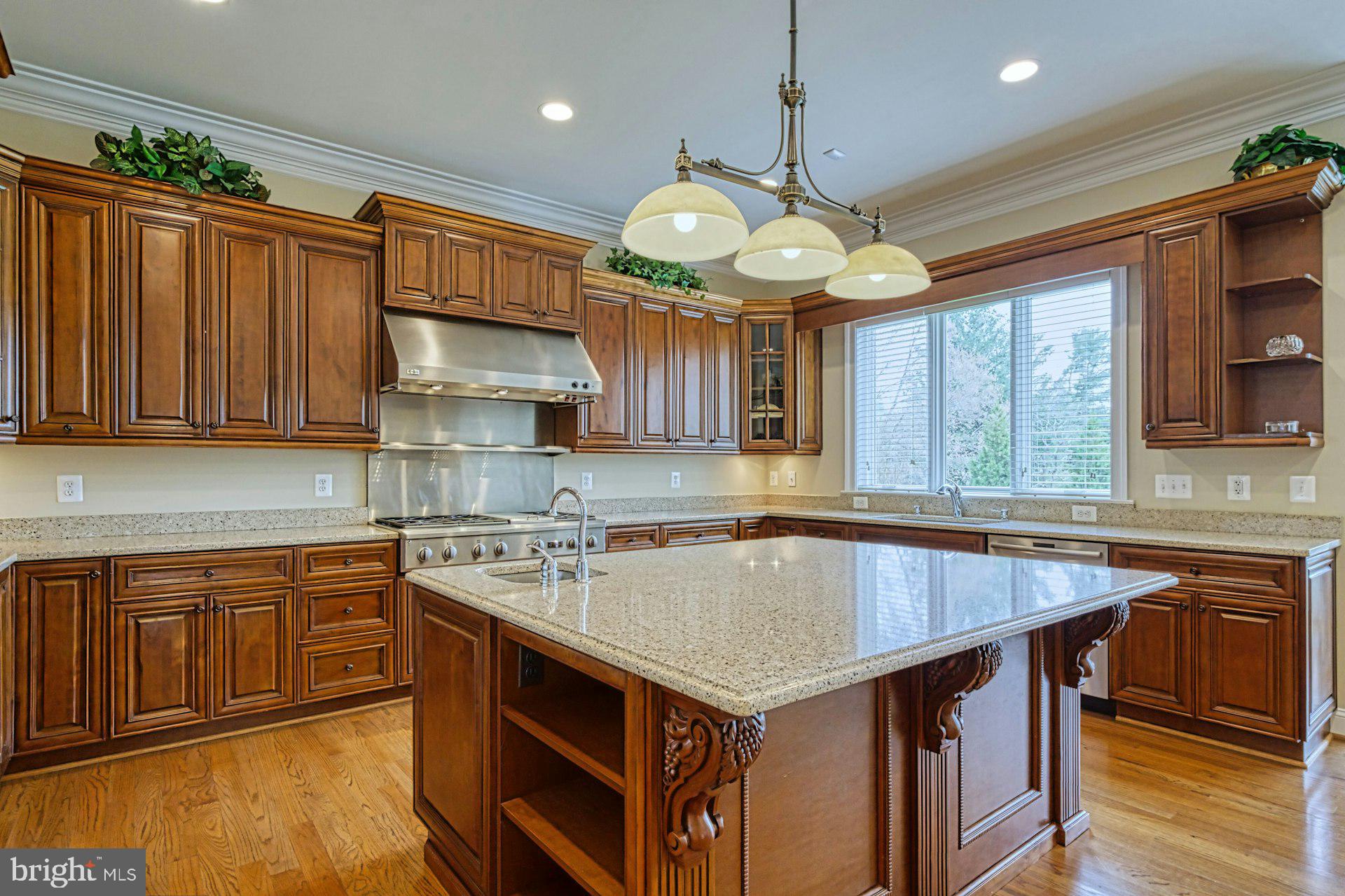 10405 Marbury Road Oakton, VA 22124 - Photo 11 of 72 Gourmet Kitchen with Tall Cabinetry & Large Island