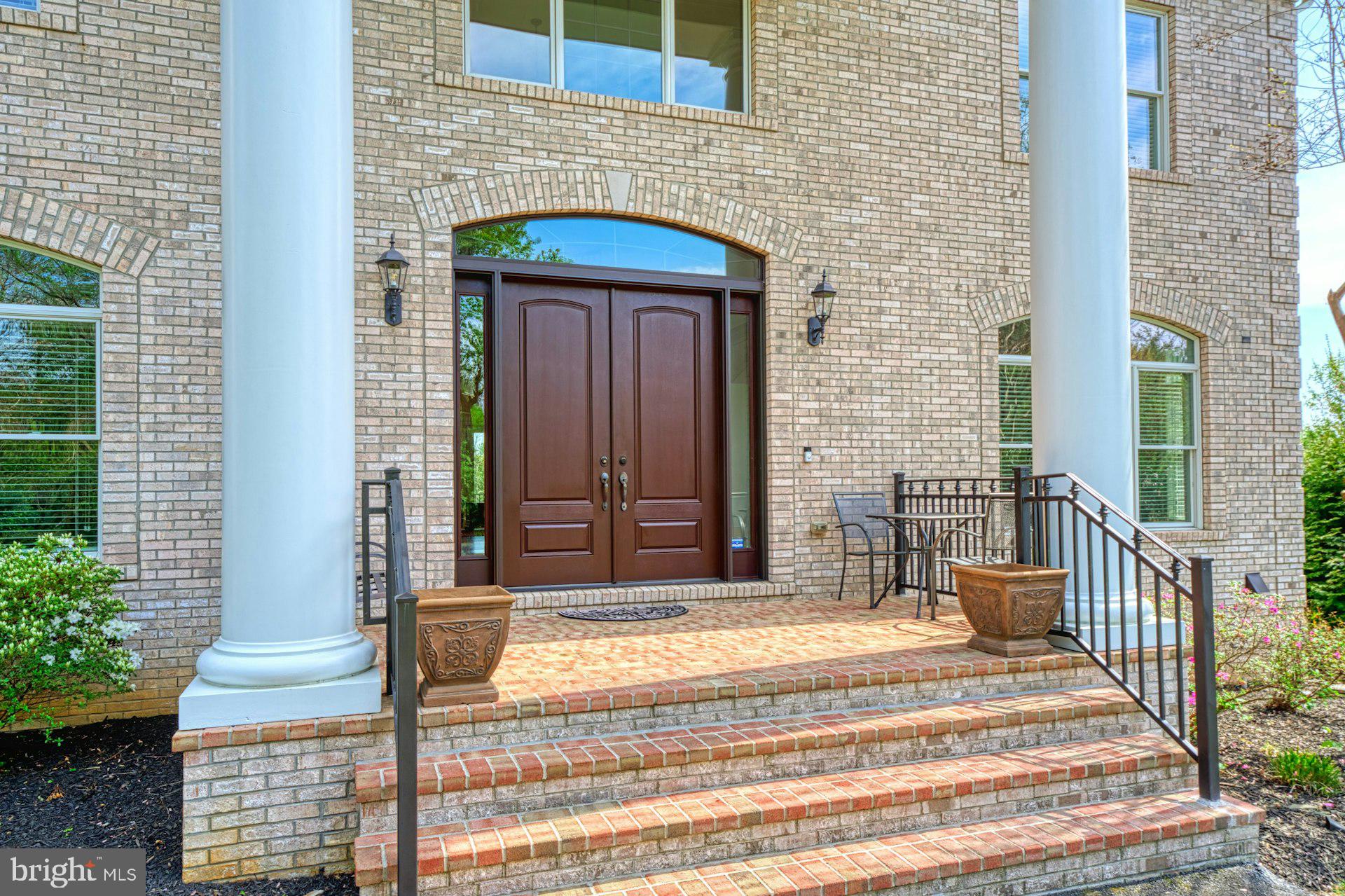 10405 Marbury Road Oakton, VA 22124 - Photo 3 of 72 Covered Brick Entry Porch off Circular Drive