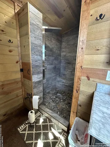 a view of outdoor space with a garden