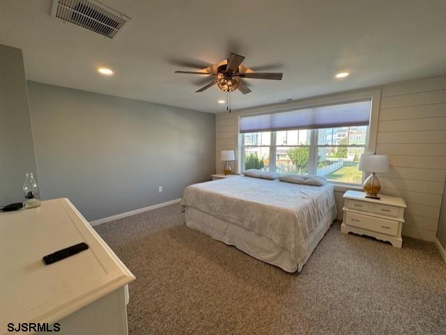 5 East Sumner Avenue Strathmere, NJ 08248 - Photo 12 of 31 a bedroom with a bed and a large window