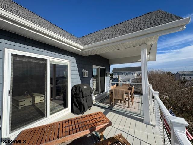 5 East Sumner Avenue Strathmere, NJ 08248 - Photo 25 of 31 a view of balcony with furniture