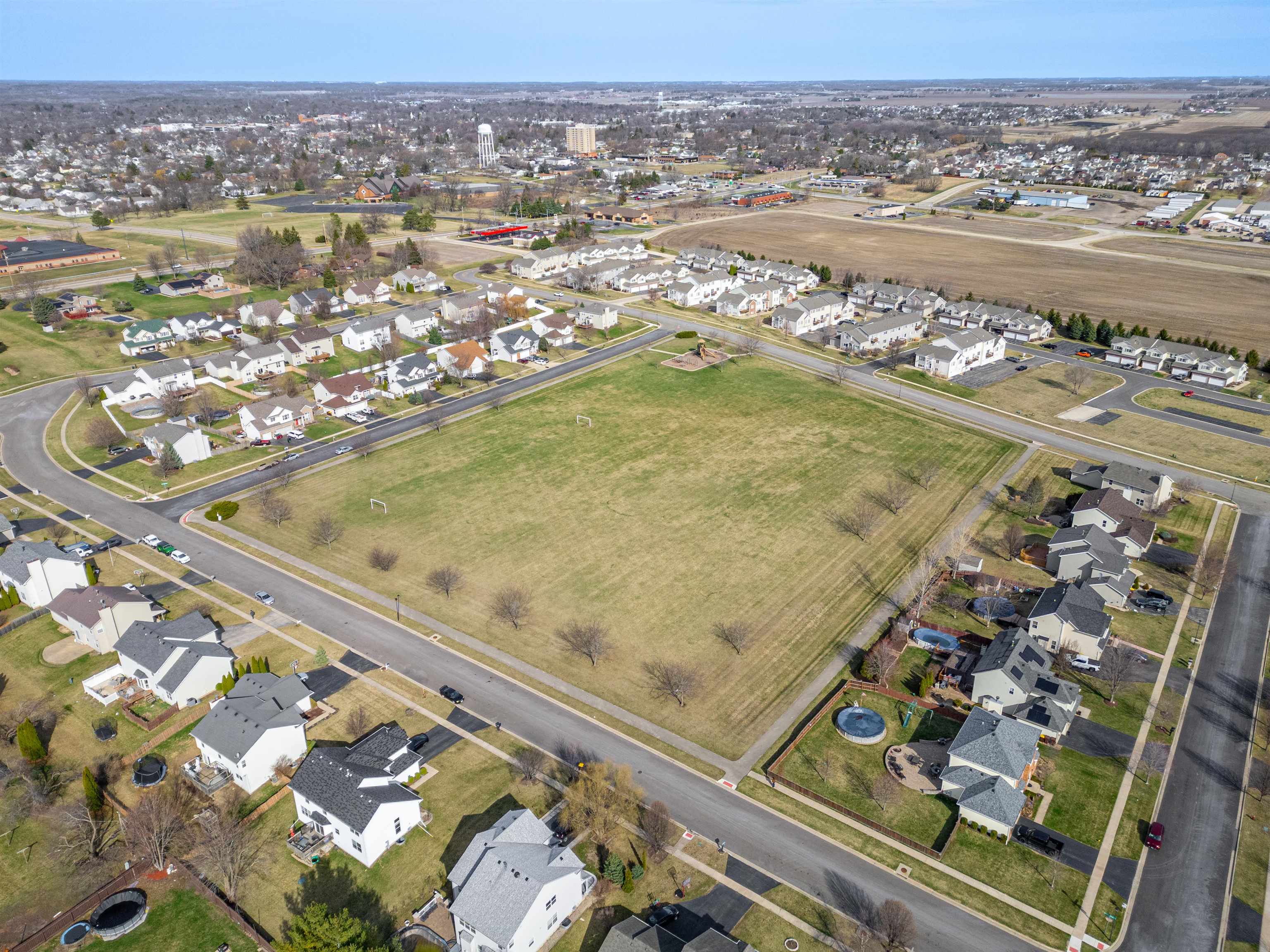 2155 Derby Lane Belvidere, IL 61008 - Photo 35 of 37 an aerial view of residential houses with outdoor space