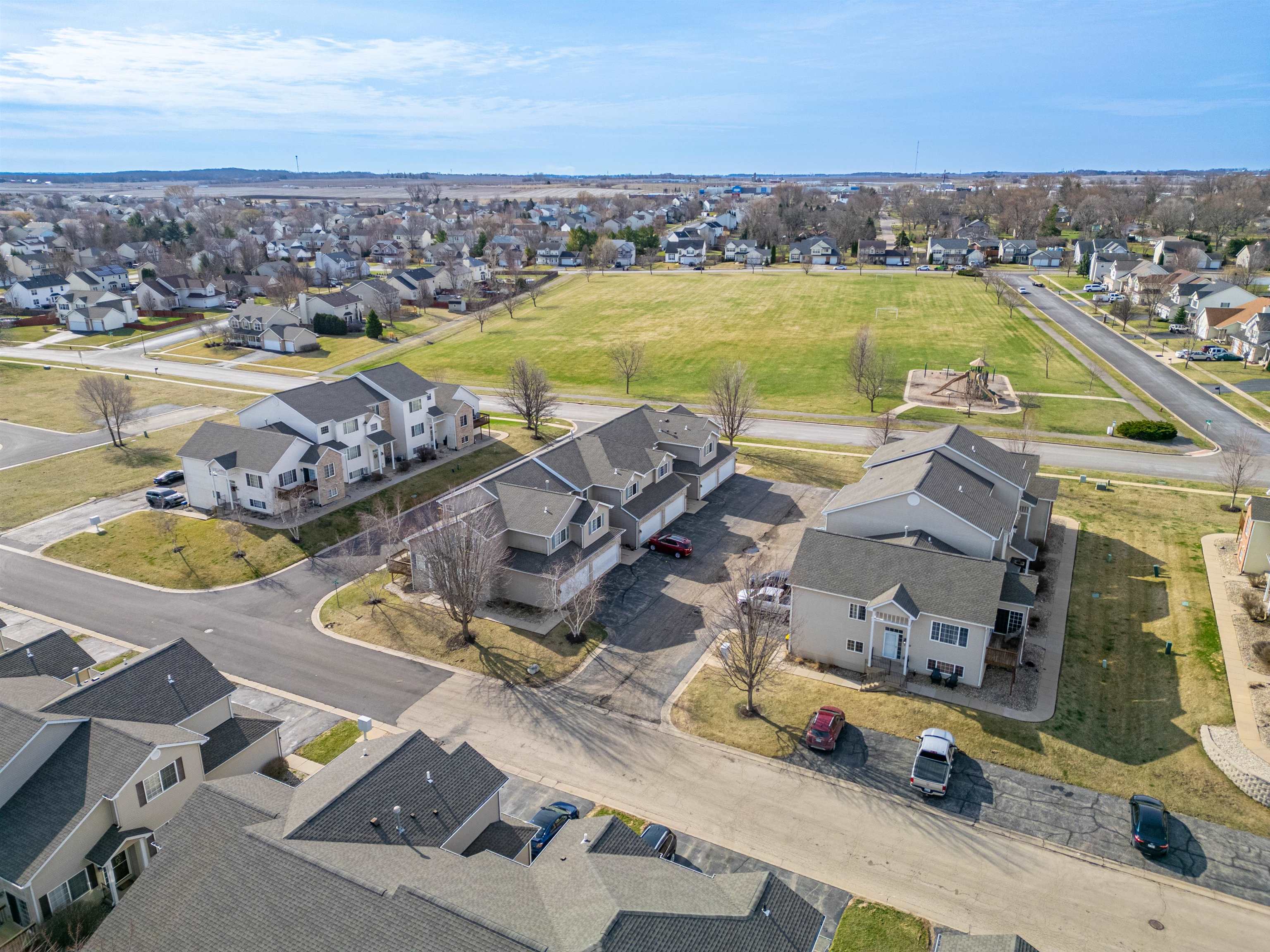 2155 Derby Lane Belvidere, IL 61008 - Photo 5 of 37 an aerial view of residential houses with outdoor space