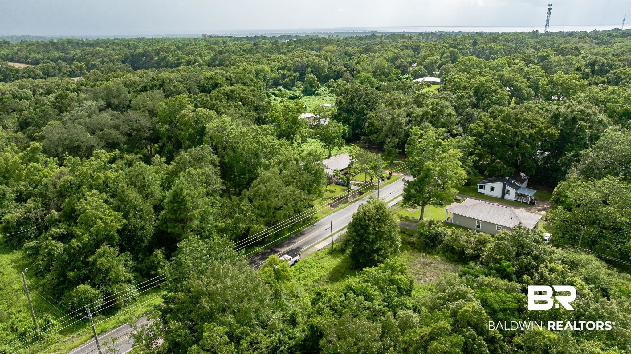 7360 Twin Beech Road Fairhope, AL 36532 - Photo 8 of 16 Aerial view of a heavily wooded area
