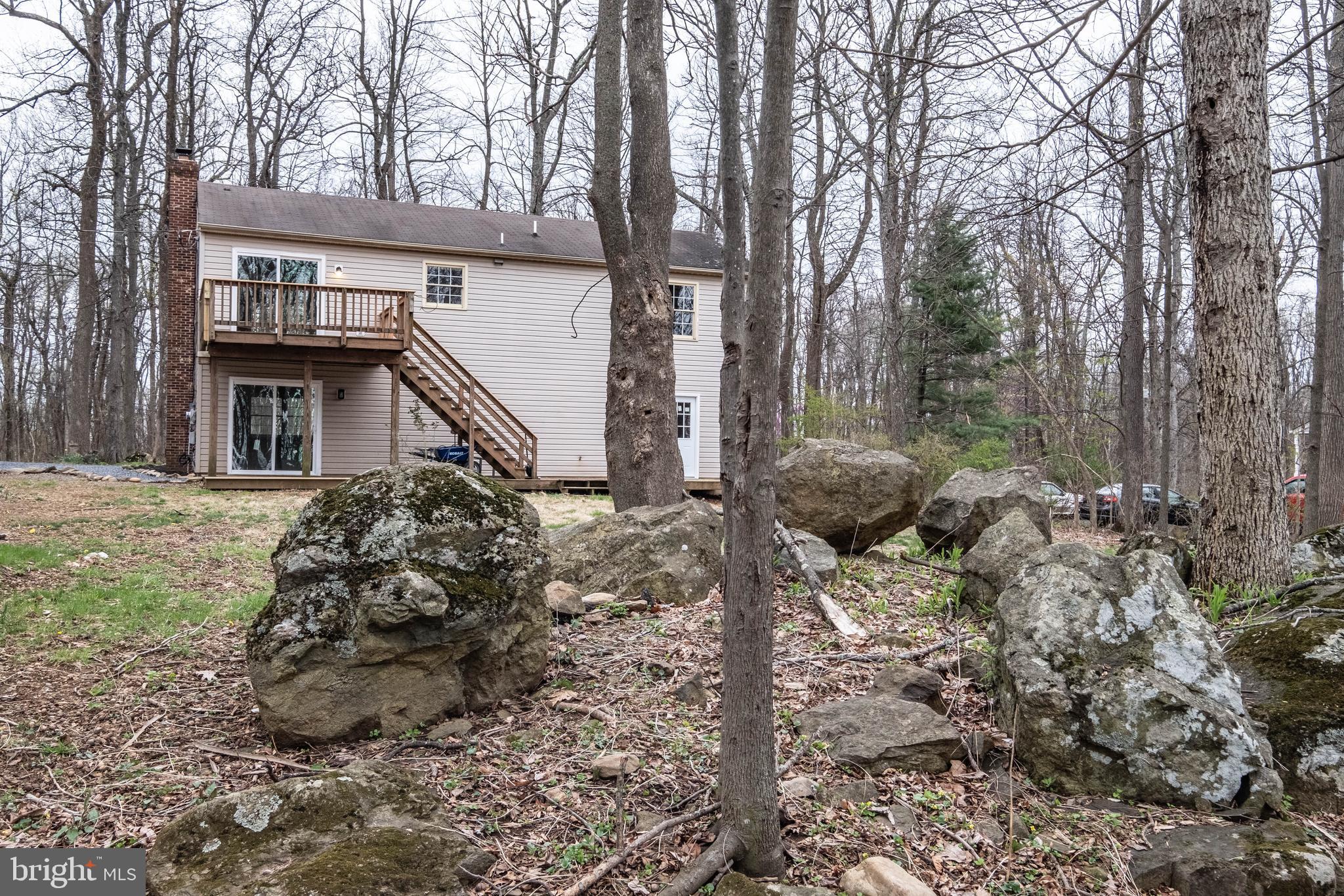 4249 Freezeland Road Linden, VA 22642 - Photo 8 of 54 Cool rock outcroppings in front and rear!