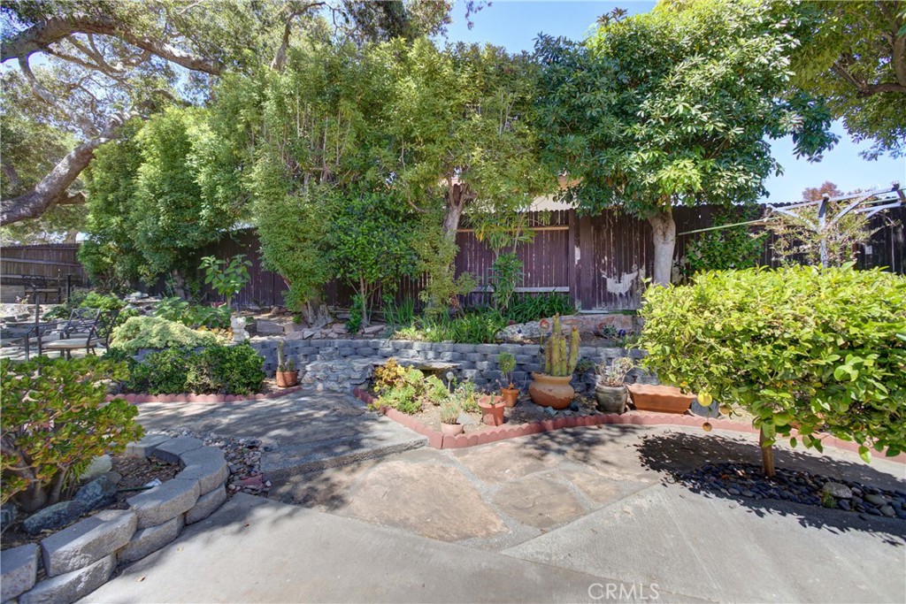 4185 Vanguard Drive Lompoc, CA 93436 - Photo 36 of 44 a view of a backyard with plants and a garden