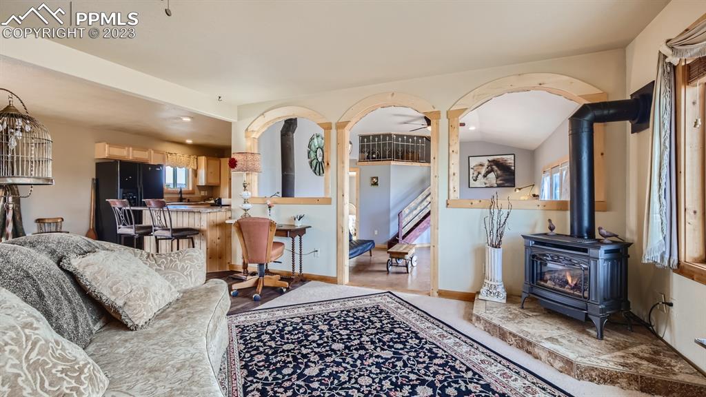 29 Ridge Point Circle Divide, CO 80814 - Photo 16 of 50 a view of living room and dining room