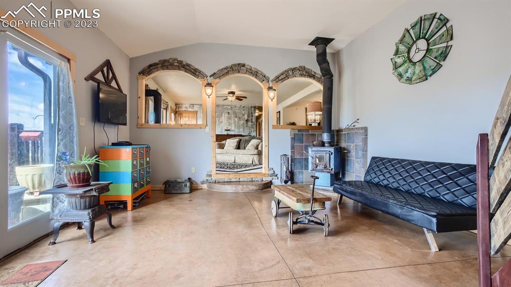 29 Ridge Point Circle Divide, CO 80814 - Photo 24 of 50 a living room with furniture and a table