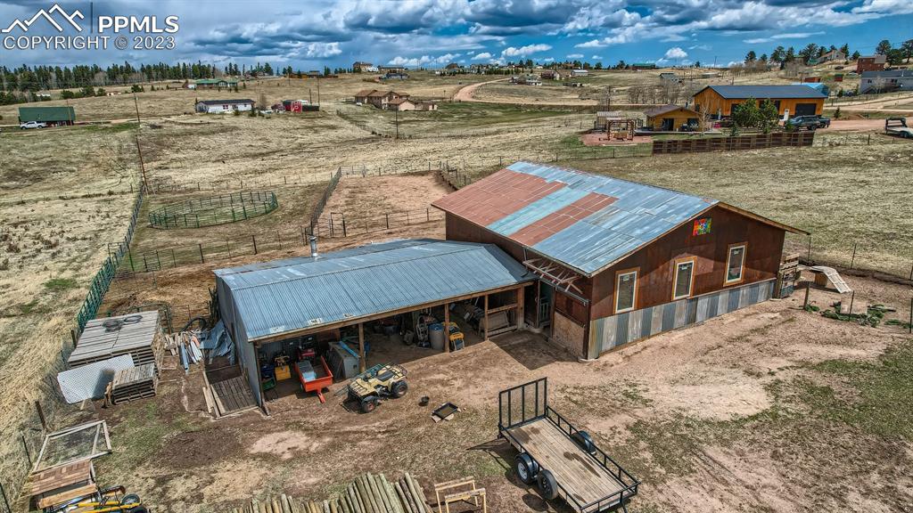 29 Ridge Point Circle Divide, CO 80814 - Photo 42 of 50 an aerial view of a house with a yard view and sitting space