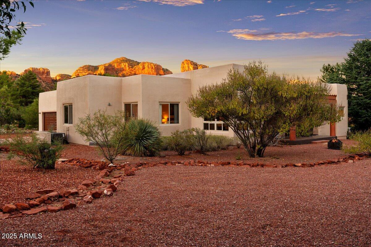 105 Sun Up Ranch Road Sedona, AZ 86351 - Photo 47 of 55 Back/Sideyard, Twilight