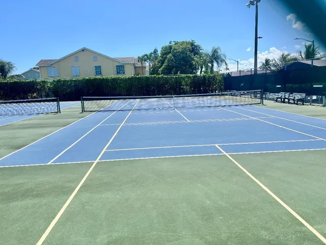 a view of a tennis court