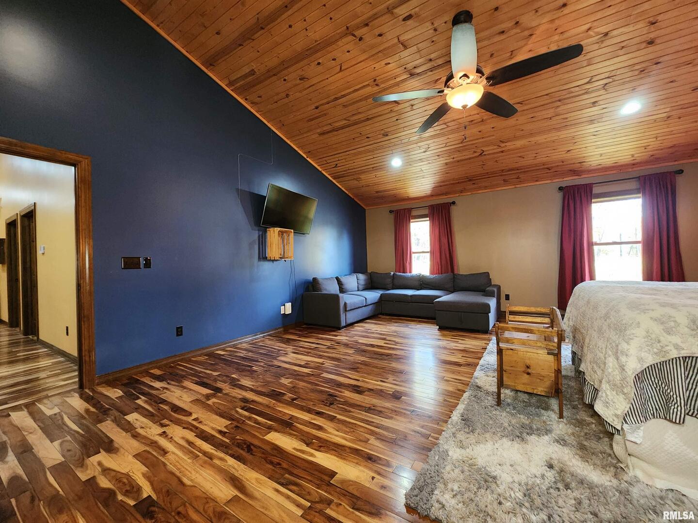 253 Ween Road De Soto, IL 62924 - Photo 13 of 56 a bedroom with furniture a bed and a flat screen tv