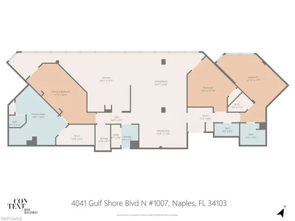 $2,796,000 | 4041 Gulf Shore Boulevard North, Unit 1007, Naples, FL 34103
