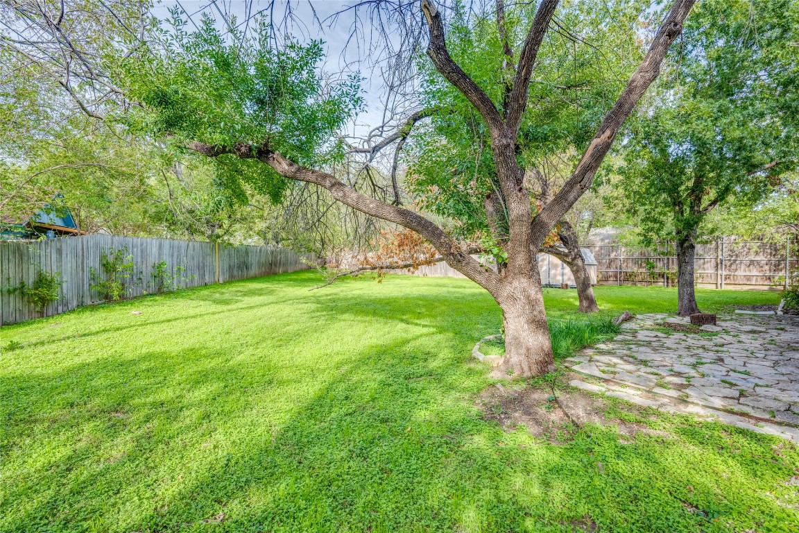 1402 Meadgreen Circle Austin, TX 78758 - Photo 25 of 35 Fenced backyard featuring a patio area
