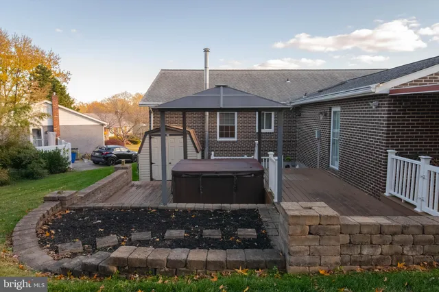 a view of a balcony with an ocean view