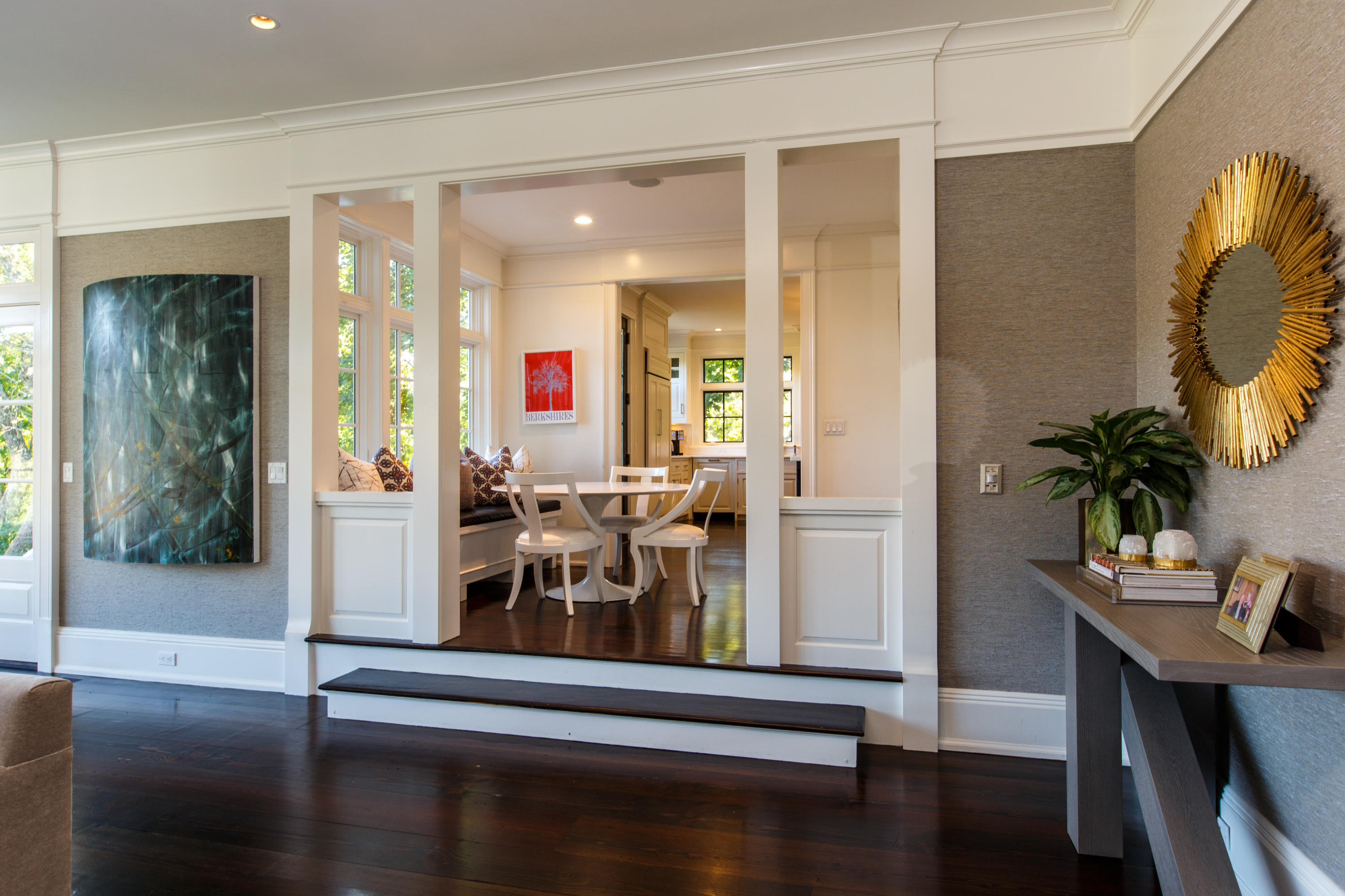 51 Lambert Road New Canaan, CT 06840 - Photo 14 of 62 a view of a living room and dining room