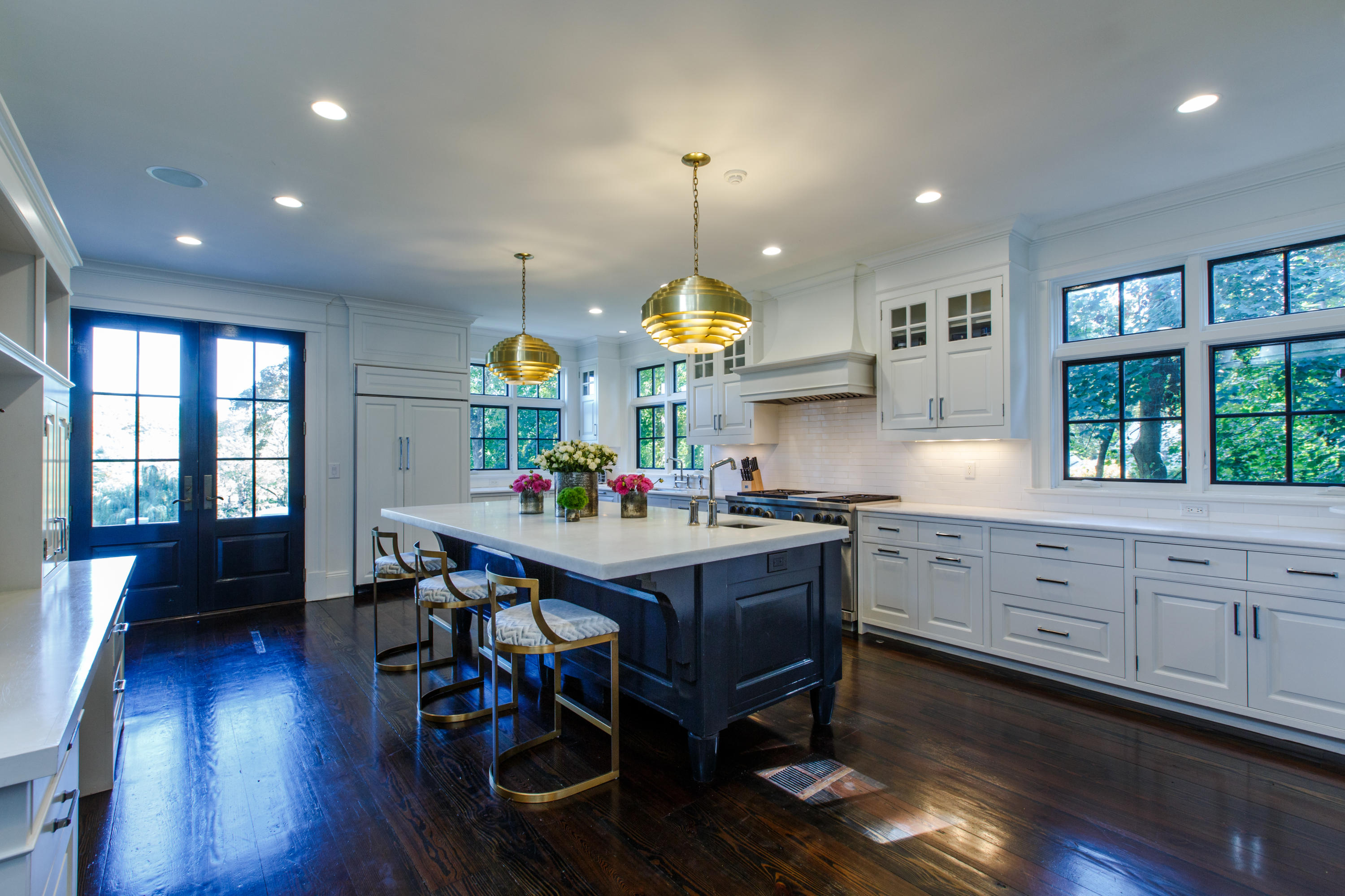 51 Lambert Road New Canaan, CT 06840 - Photo 17 of 62 a view of a dining room with furniture window and wooden floor
