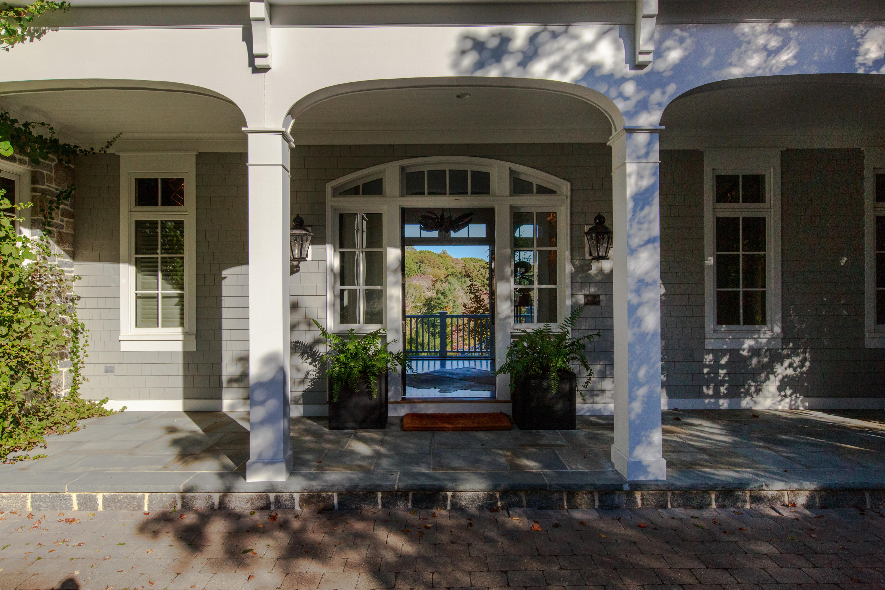 51 Lambert Road New Canaan, CT 06840 - Photo 5 of 62 ENTRANCE WITH A VIEW