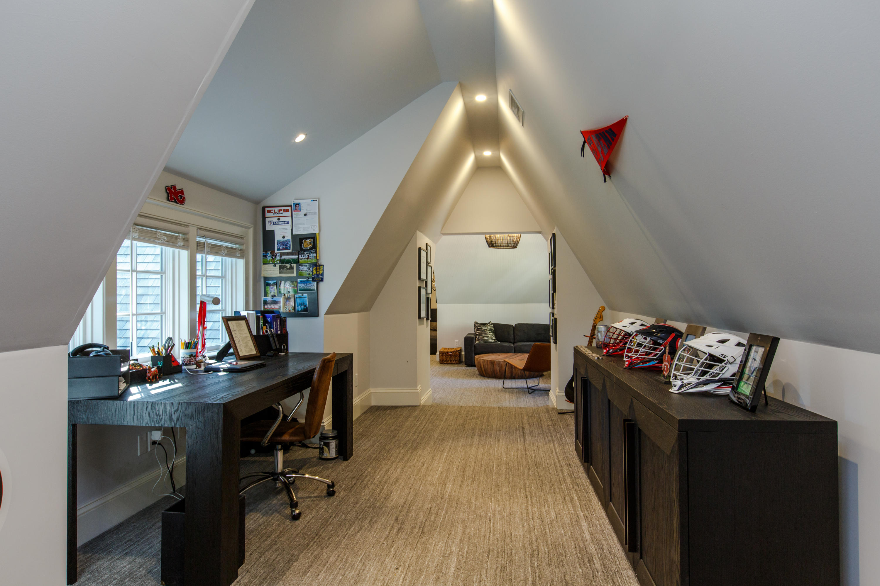 51 Lambert Road New Canaan, CT 06840 - Photo 41 of 62 a living room with furniture and a wooden floor
