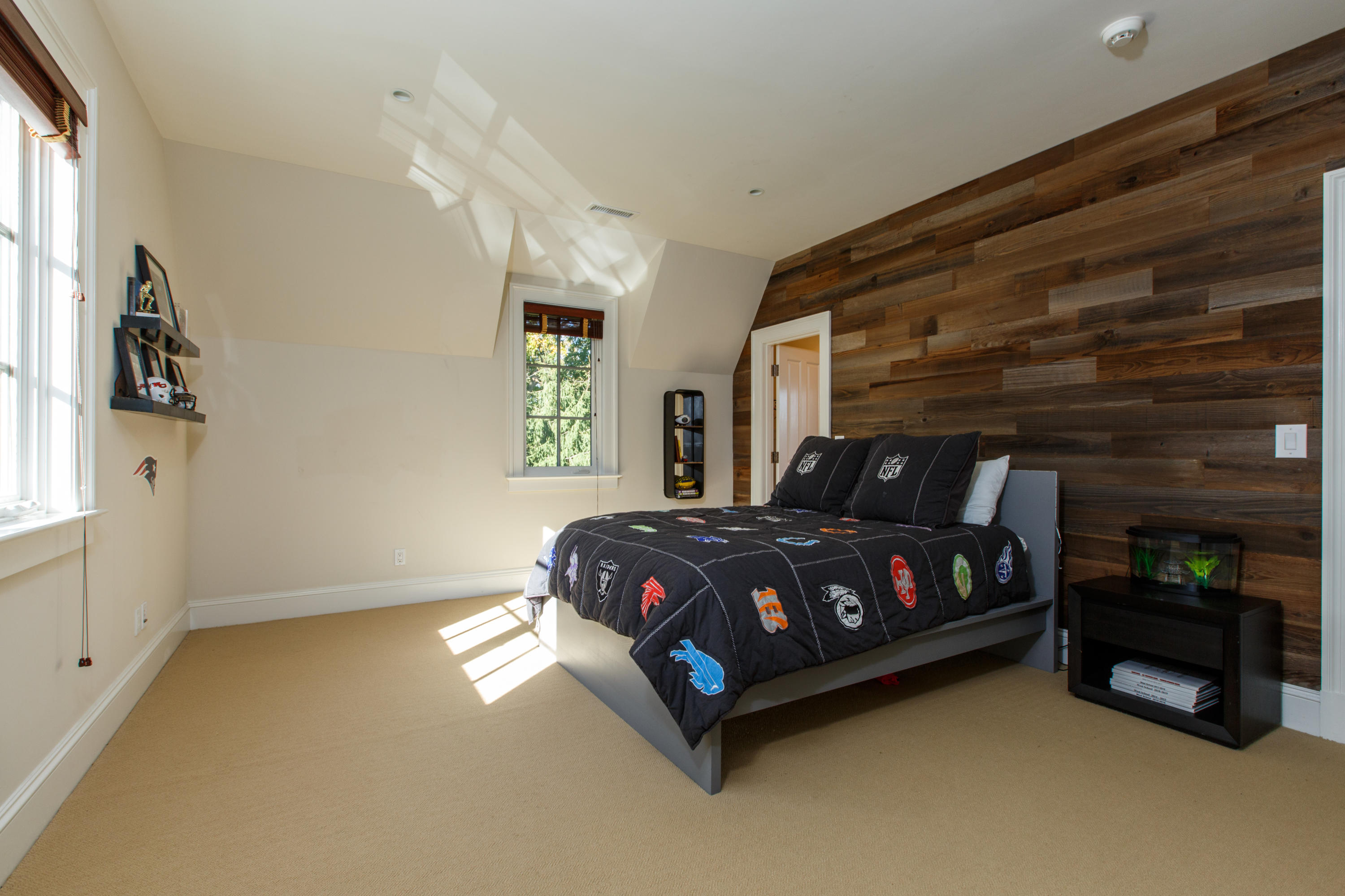 51 Lambert Road New Canaan, CT 06840 - Photo 44 of 62 a bedroom with a bed and a window