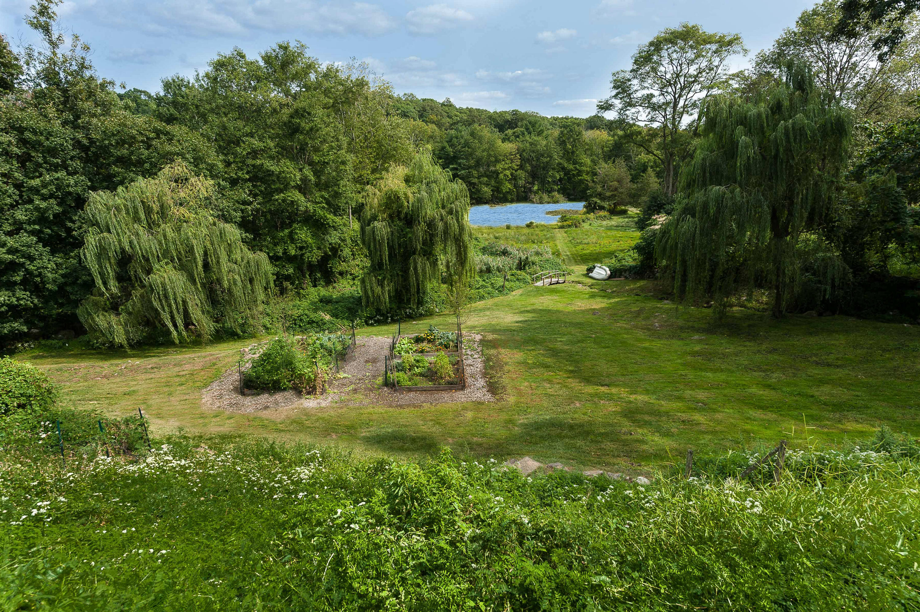 51 Lambert Road New Canaan, CT 06840 - Photo 57 of 62 a view of a park with large trees