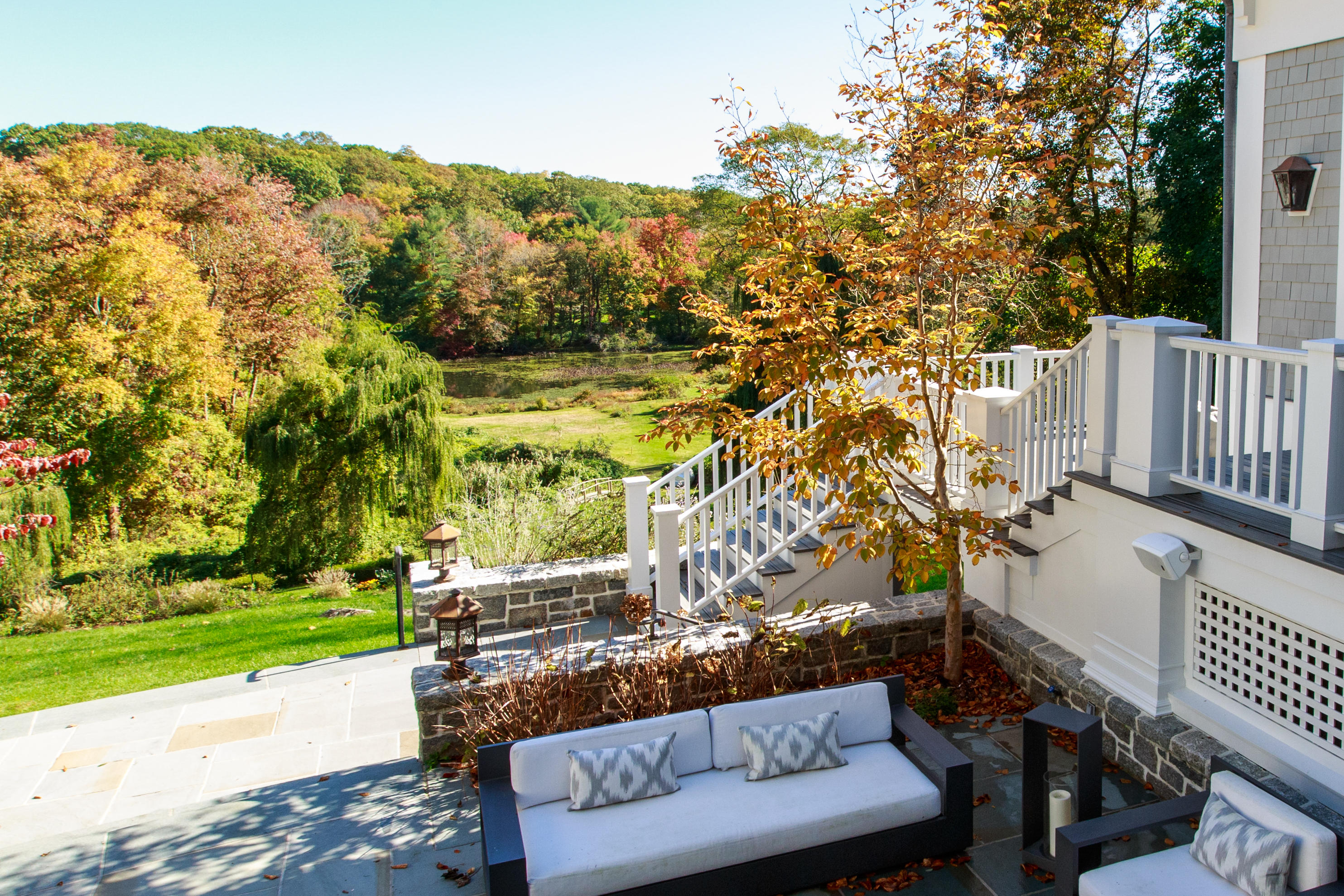 51 Lambert Road New Canaan, CT 06840 - Photo 7 of 62 VIEW FROM FOYER