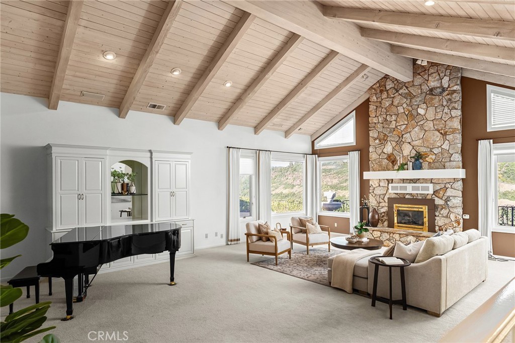 14868 Eagle Ridge Drive Forest Ranch, CA 95942 - Photo 15 of 69 a living room with furniture and a large window