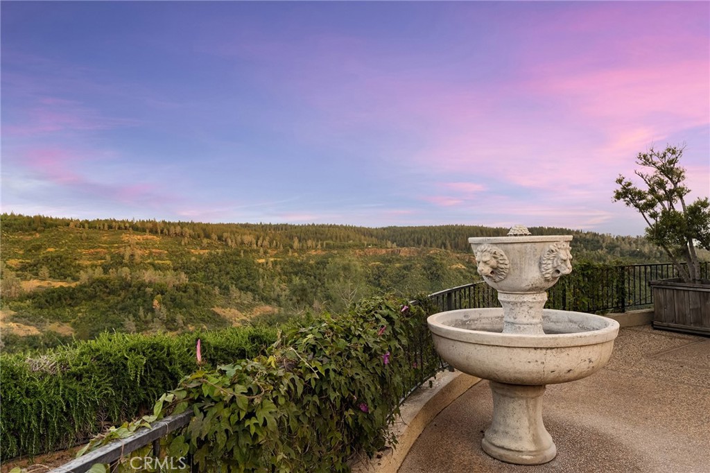 14868 Eagle Ridge Drive Forest Ranch, CA 95942 - Photo 61 of 69 a view of a terrace with a sink and a lake view
