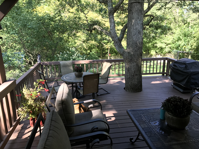 2115 East 875th Road Tonica, IL 61370 - Photo 29 of 41 a view of balcony with wooden floor and seating space
