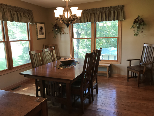 2115 East 875th Road Tonica, IL 61370 - Photo 9 of 41 a view of a dining room with furniture window and outside view