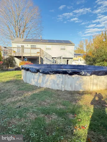 a view of swimming pool and outdoor space