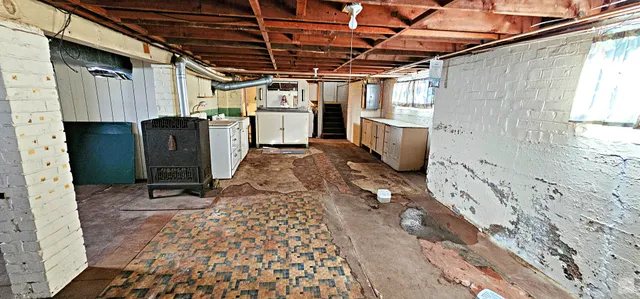 a view of water heater room