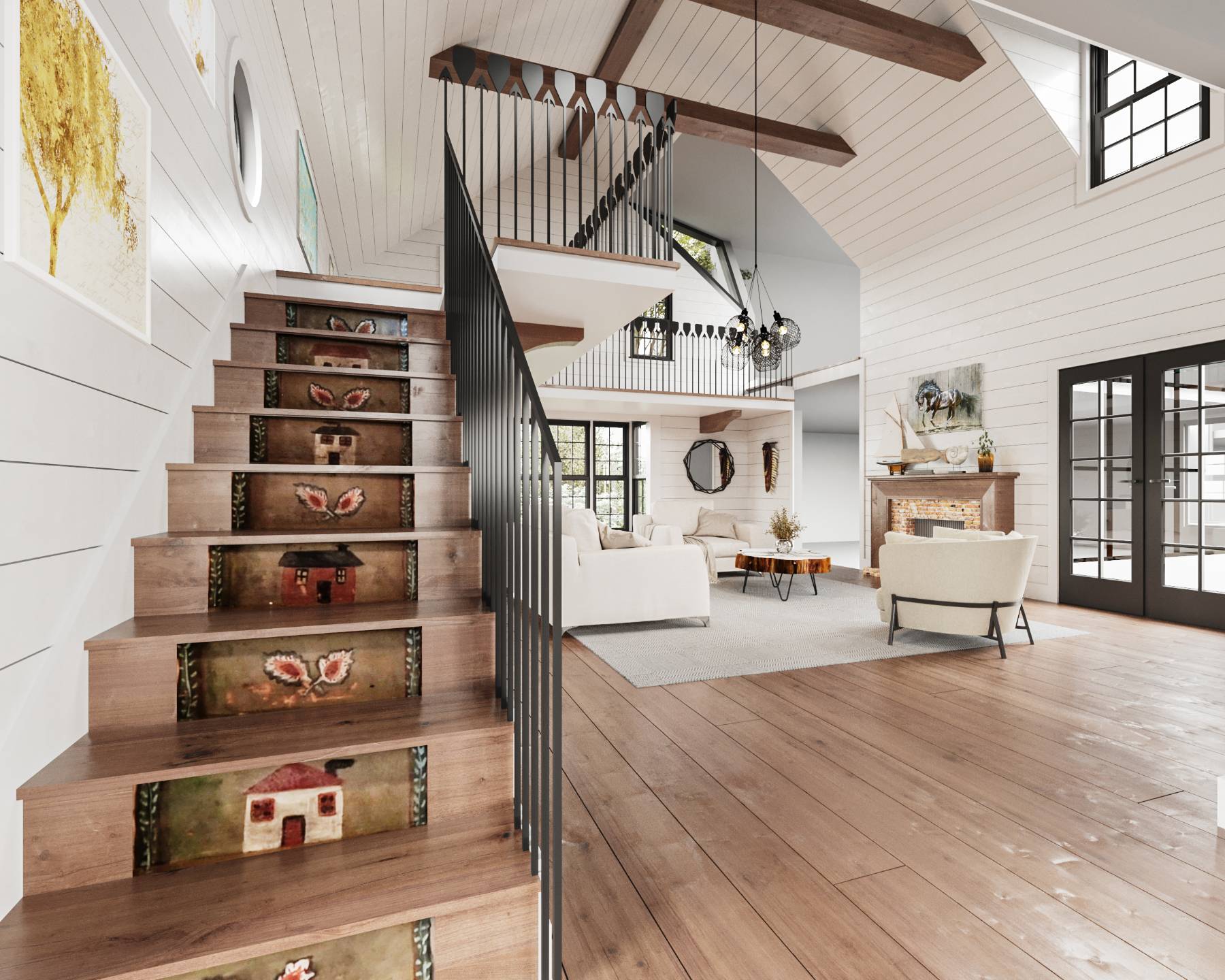 10 Ferry Road Sag Harbor, NY 11963 - Photo 25 of 41 a view of livingroom and hall with wooden floor