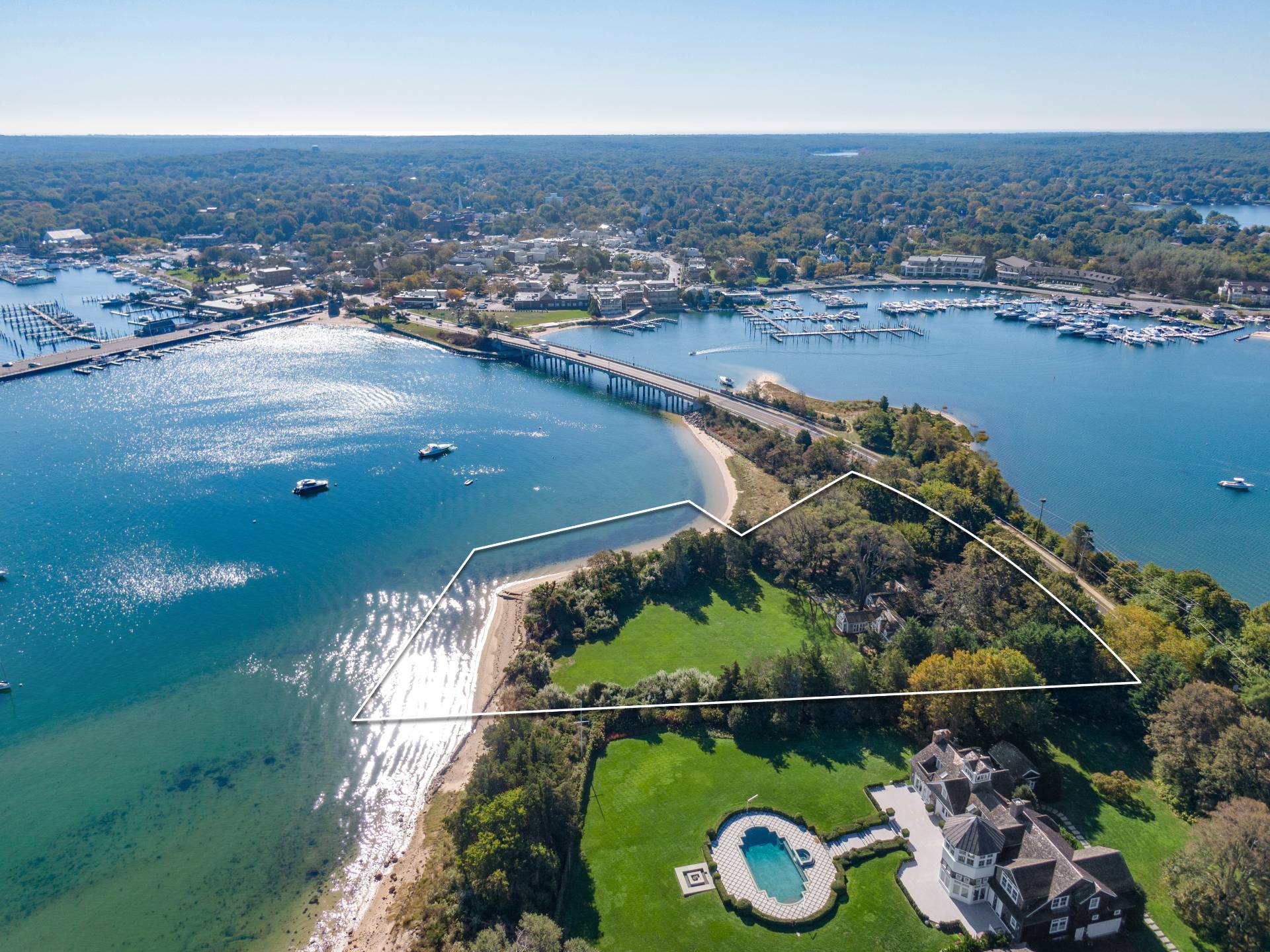10 Ferry Road Sag Harbor, NY 11963 - Photo 4 of 41 an aerial view of multiple house