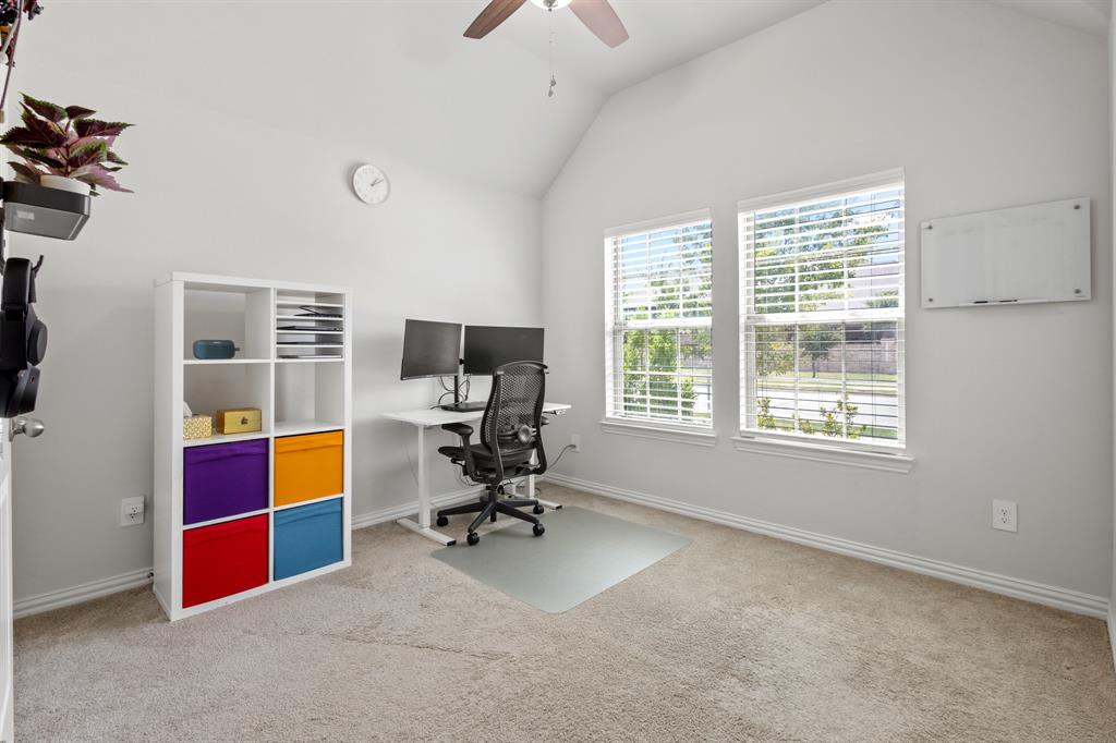 448 LeTara Ranch Drive Haslet, TX 76052 - Photo 17 of 32 a view of room with workspace and windows