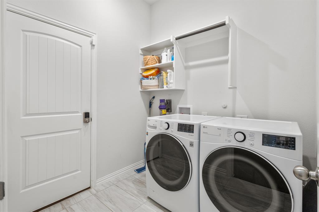 448 LeTara Ranch Drive Haslet, TX 76052 - Photo 23 of 32 a utility room with dryer and washer