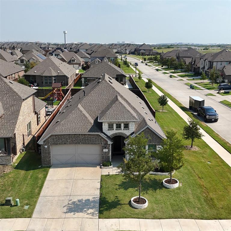 448 LeTara Ranch Drive Haslet, TX 76052 - Photo 28 of 32 an aerial view of a house with a yard