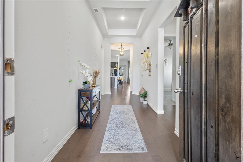 448 LeTara Ranch Drive Haslet, TX 76052 - Photo 3 of 32 a hallway with a view of living room