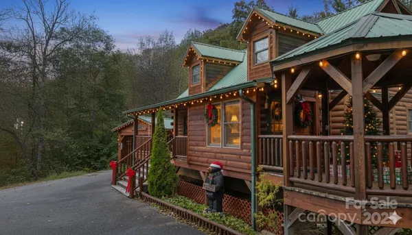 a view of a balcony with an outdoor space