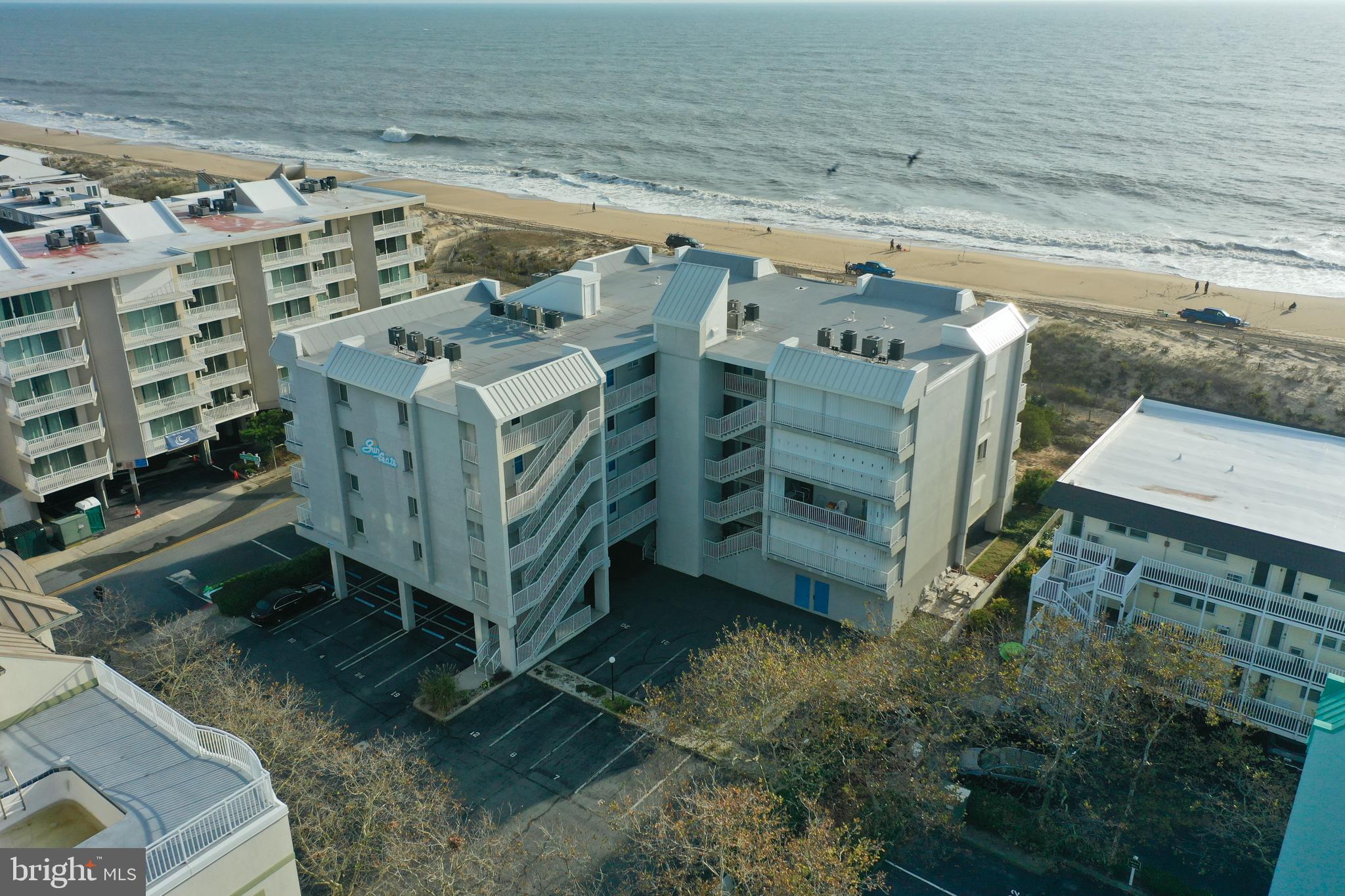 5 77th Street, Unit 102 Ocean City, MD 21842 - Photo 36 of 38 a view of a balcony with an outdoor space