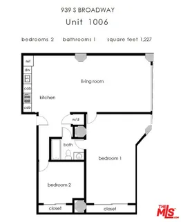 $699,000 | 939 South Broadway, Unit 1006, Los Angeles, CA 90015